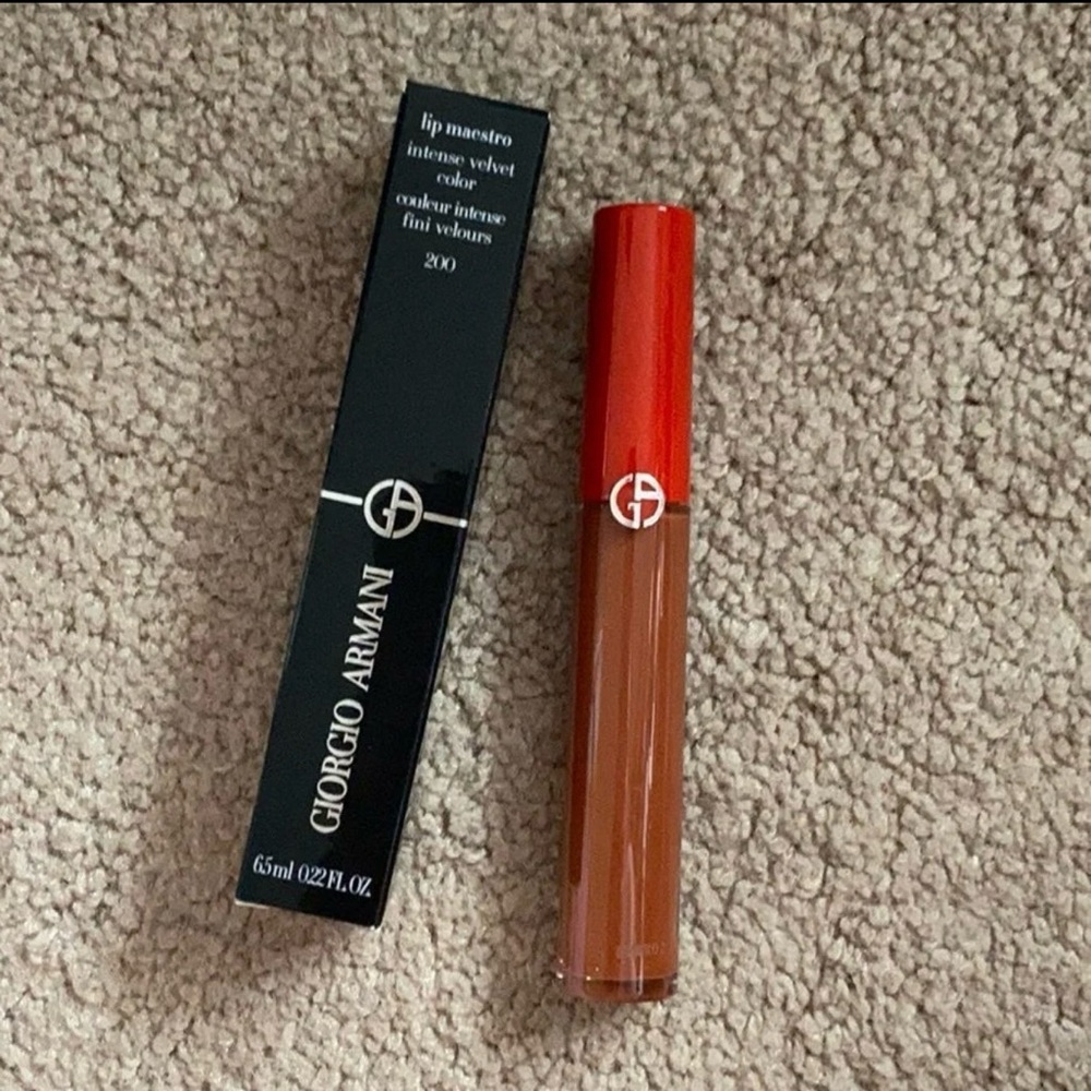 Giorgio Armani LIP MAESTRO LIQUID LIPSTICK 200 terra-brown